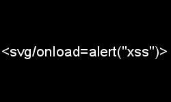XSS payload rendered as text inside an image, ready for OCR extraction